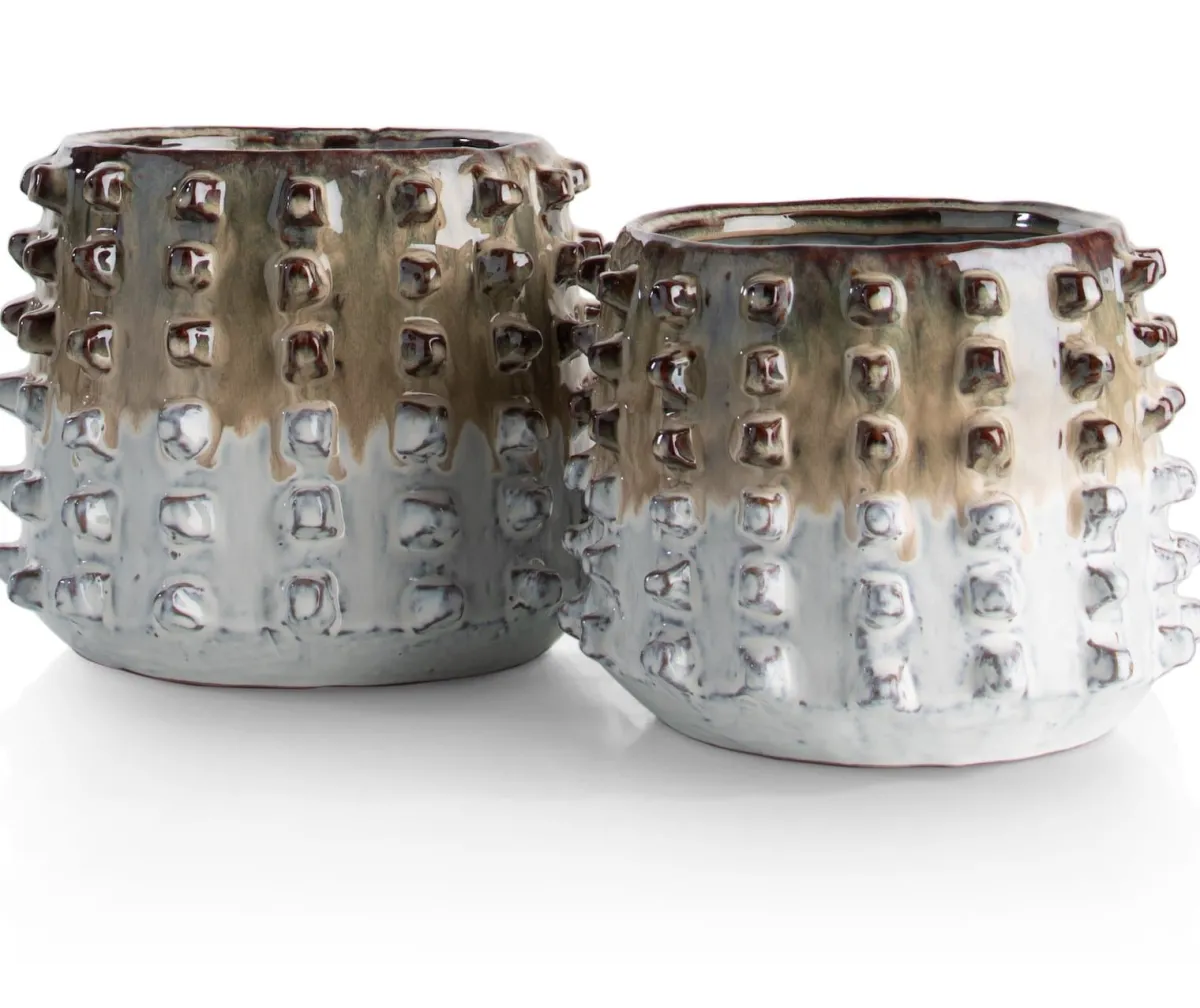 Sale XOOON Saar pot H21,5cm in de kleur Multi Color - COCOmaison