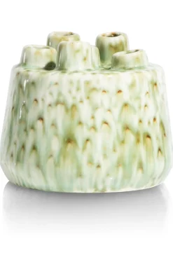 Discount XOOON Safia vaas H15cm in de kleur Groen - COCOmaison