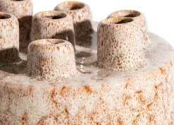 Outlet XOOON Safia vaas H21cm in de kleur Beige - COCOmaison