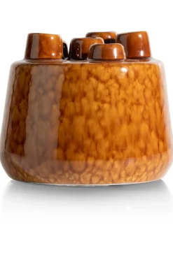 Hot XOOON Safia vaas H15cm in de kleur Bruin - COCOmaison