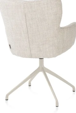 XOOON Sage, armstoel draaibaar - creme - stof Luton - Creme