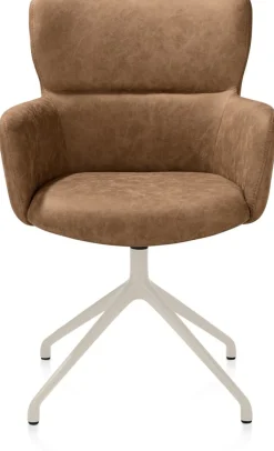 Hot XOOON Sage, armstoel draaibaar - creme - stof Oregon - Desert