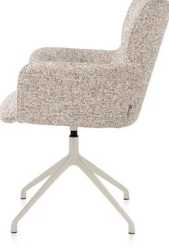 New XOOON Sage, armstoel draaibaar - creme - stof Luton - koper
