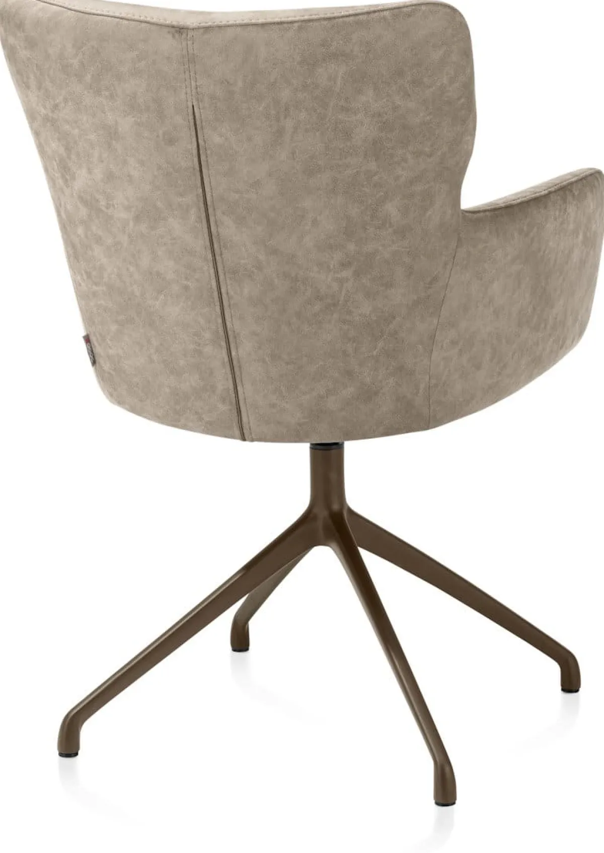 Sale XOOON Sage, armstoel draaibaar - steelbrown - stof Oregon - beige