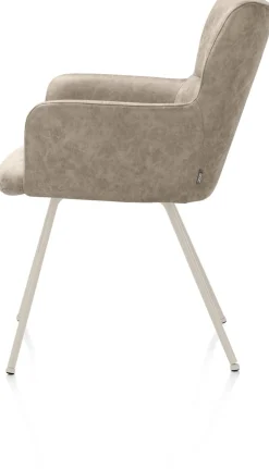 New XOOON Sage, armstoel 4-pootjes creme - stof Oregon - beige