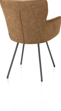 Hot XOOON Sage, armstoel 4-pootjes graphiet - stof Oregon - Desert