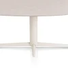 Online XOOON Saluti, EETKAMERTAFEL ELLIPS 180 X 105 CM. - CENTRALE POOT - CRÈME - Light sand