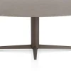Sale XOOON Saluti, EETKAMERTAFEL ELLIPS 210 X 105 CM. - CENTRALE POOT - STEELBROWN - Lava
