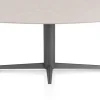 Sale XOOON Saluti, EETKAMERTAFEL ELLIPS 210 X 105 CM. - CENTRALE POOT - GRAPHIET - Light sand
