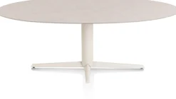 Hot XOOON Saluti, EETKAMERTAFEL ELLIPS 210 X 105 CM. - CENTRALE POOT - CRÈME - Light sand