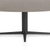 Best XOOON Saluti, EETKAMERTAFEL ELLIPS 240 X 110 CM. - CENTRALE POOT - ROUGH OFF BLACK - Lava