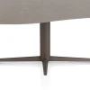 Clearance XOOON Saluti, EETKAMERTAFEL ORGANISCH 240 X 120 CM. - CENTRALE POOT - STEELBROWN - Lava