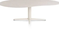 XOOON Saluti, EETKAMERTAFEL ORGANISCH 240 X 120 CM. - CENTRALE POOT - CRÈME - Light sand