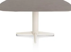 Hot XOOON Saluti, EETKAMERTAFEL OVAAL 150 X 105 CM. - CENTRALE POOT - CRÈME - Lava