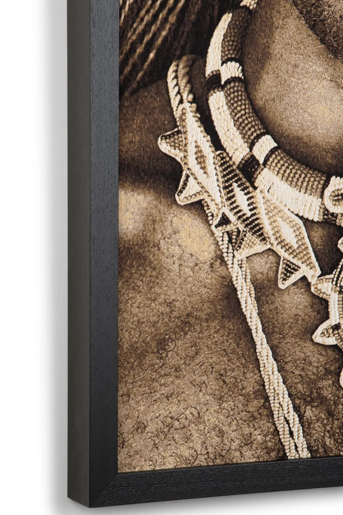 Outlet XOOON Samburu Warrior schilderij in de kleur Multi Color - COCOmaison