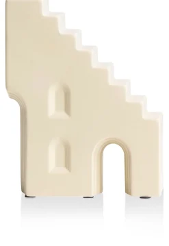 Clearance XOOON Skala kandelaar (H17.6cm) in de kleur Creme - COCOmaison