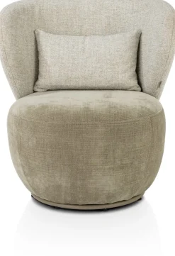 Sale XOOON Solee fauteuil - draaibaar in de kleur Groen -