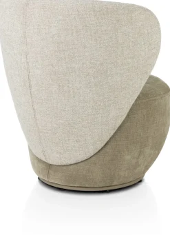 Sale XOOON Solee fauteuil - draaibaar in de kleur Groen -