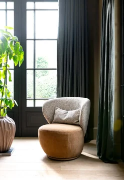 XOOON Solee fauteuil - draaibaar in de kleur Koper -