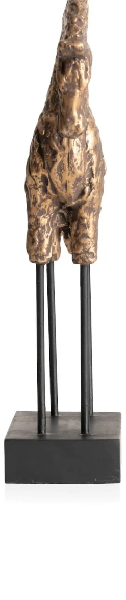 Hot XOOON Stallion beeld (H35cm) in de kleur Goud - COCOmaison