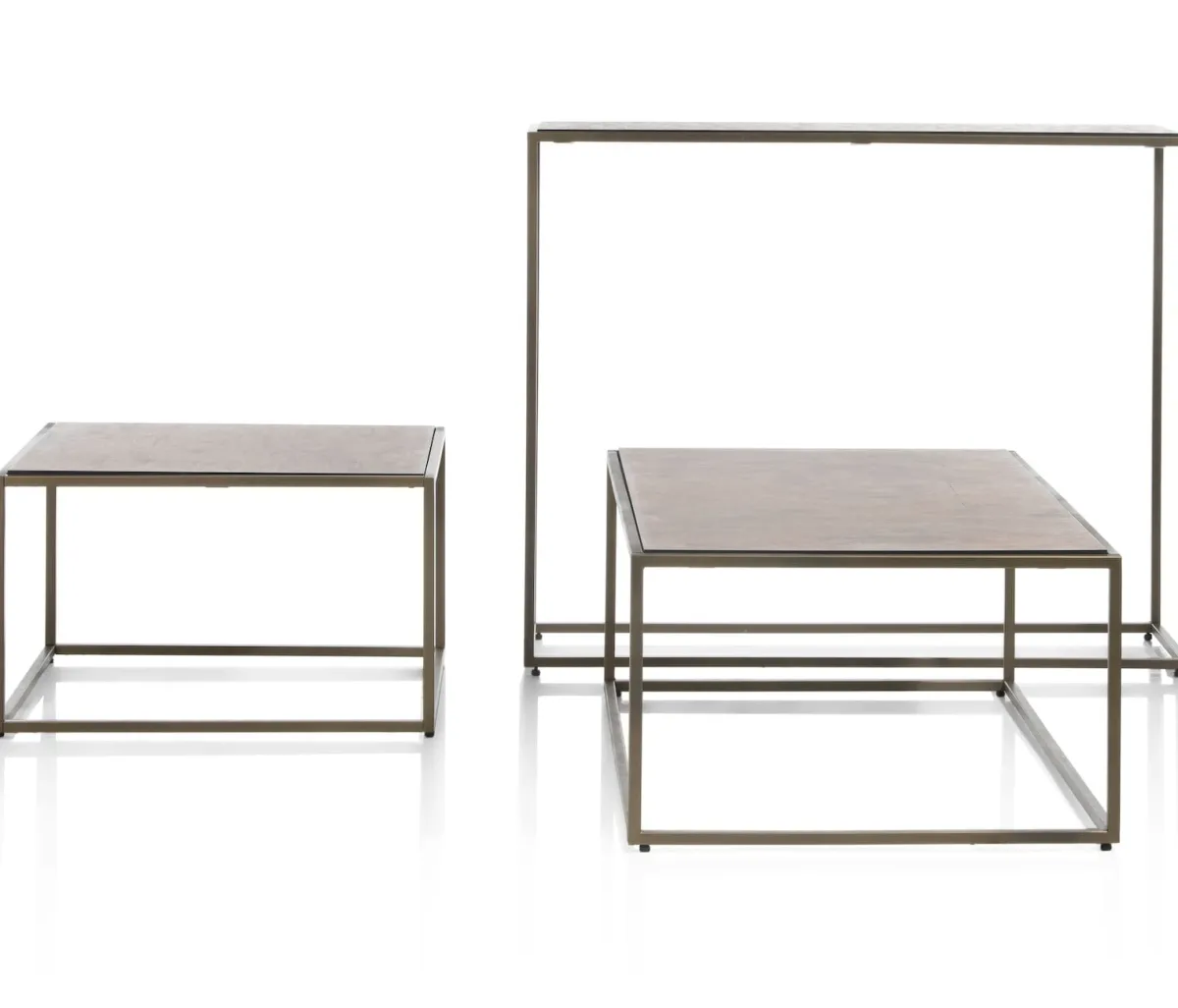 Clearance XOOON Stand Up salontafel in de kleur Goud - COCOmaison