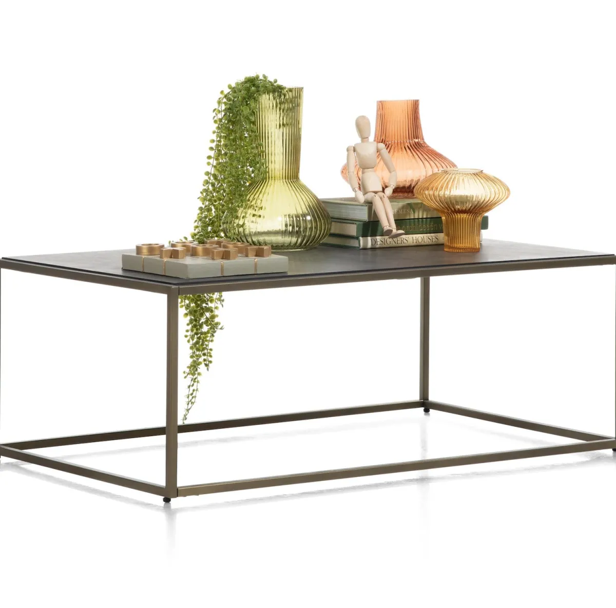 Clearance XOOON Stand Up salontafel in de kleur Goud - COCOmaison