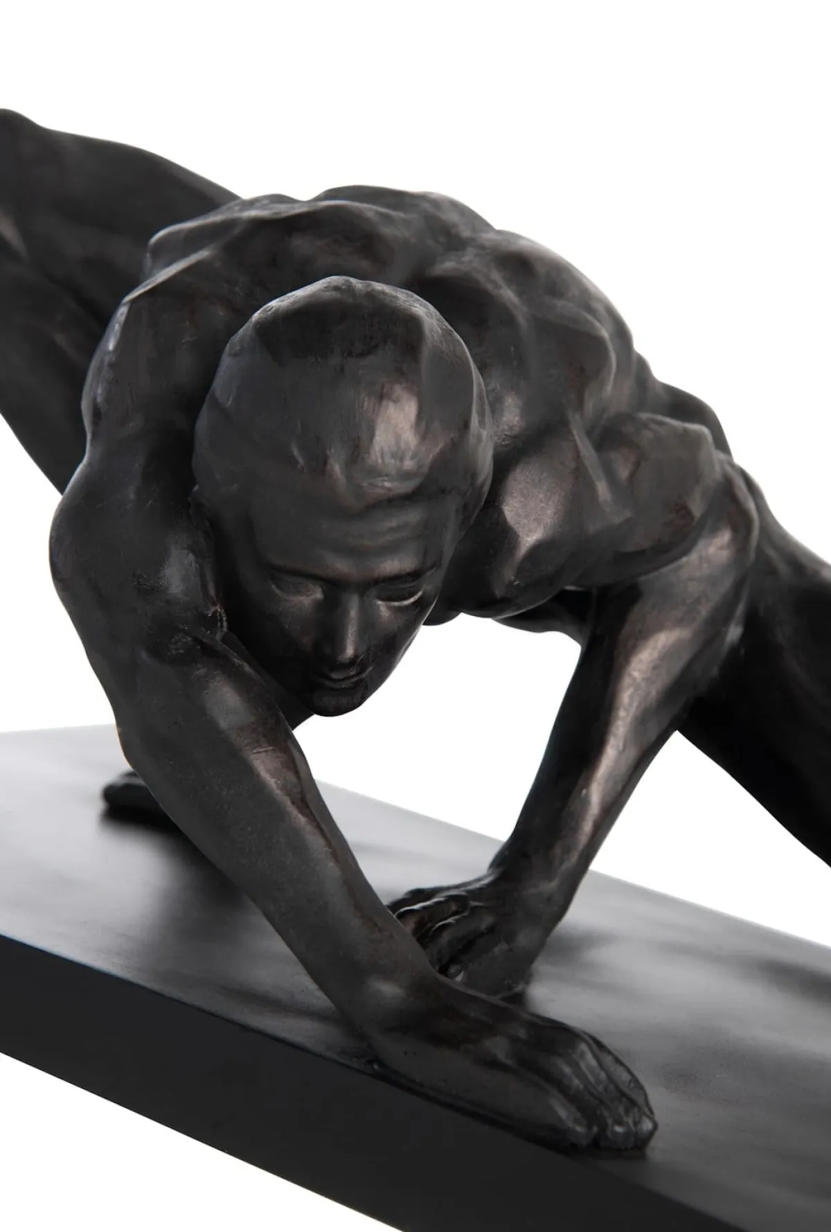 XOOON Stretching beeld H19cm in de kleur Zwart - COCOmaison