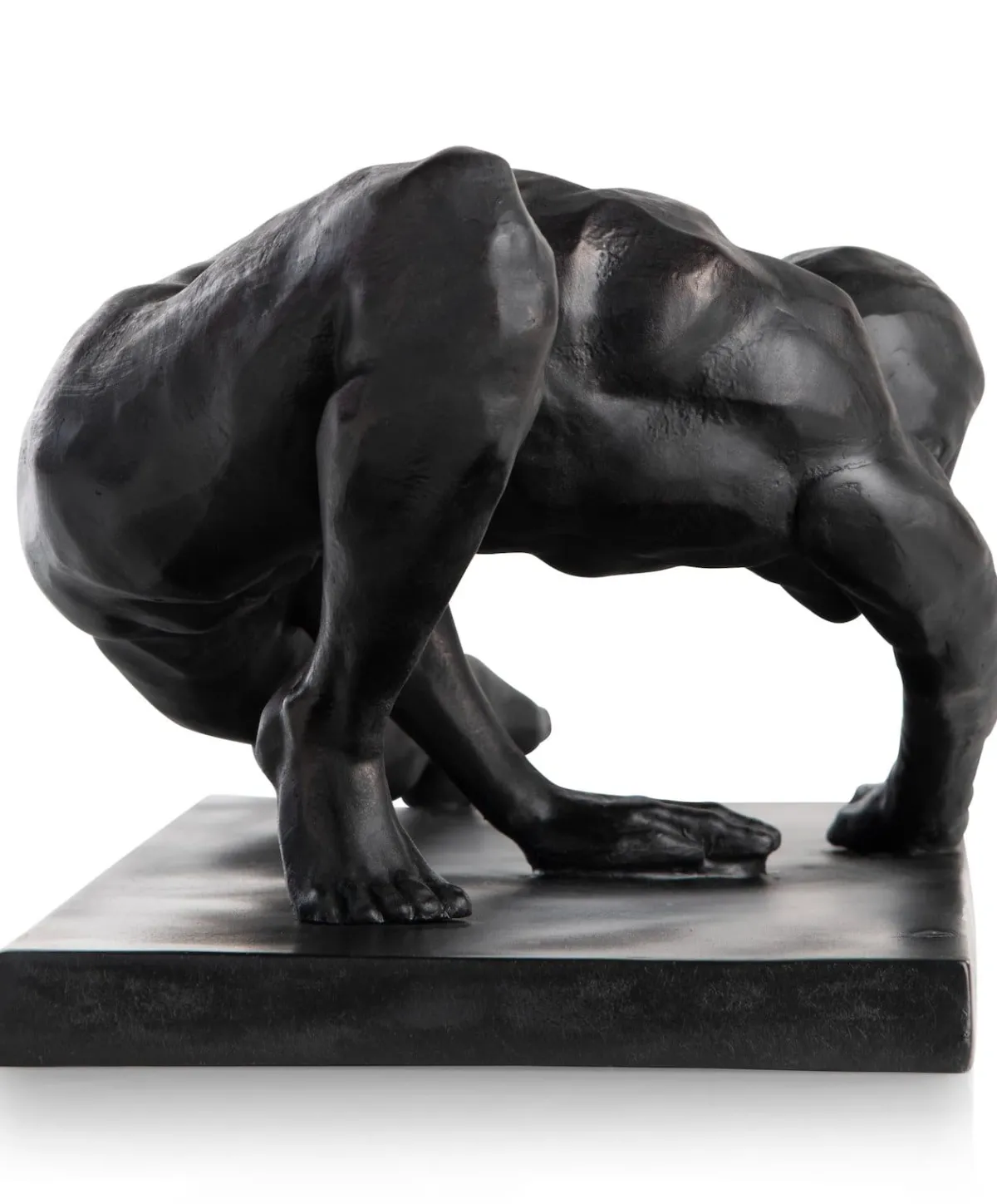 XOOON Stretching beeld H19cm in de kleur Zwart - COCOmaison