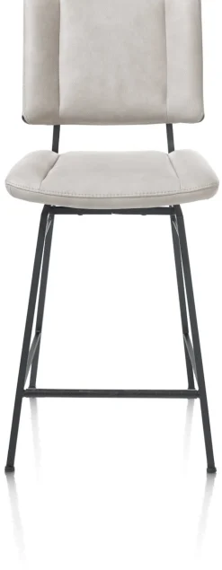 Clearance XOOON TATUM barstoel - draaibaar - stof Pala - lichtgrijs