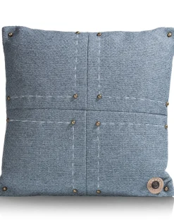 Hot XOOON Timeless Avery kussen 50x50cm in de kleur Blauw - COCOmaison