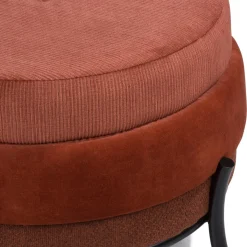 Clearance XOOON Timeless Macaron poef H43cm in de kleur Koper - COCOmaison