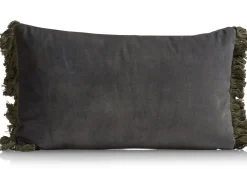 Sale XOOON Timeless Mila kussen 30x50cm in de kleur Olijf - COCOmaison