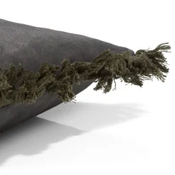 Sale XOOON Timeless Mila kussen 30x50cm in de kleur Olijf - COCOmaison