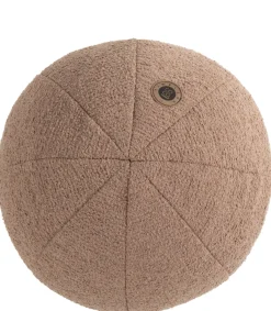 Outlet XOOON Timeless Scott kussen dia 25cm in de kleur Camel - COCOmaison