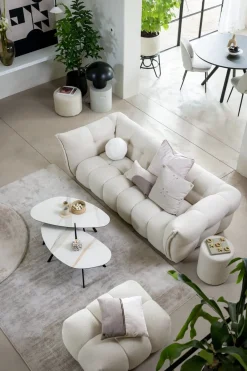 Sale XOOON Timeless Sean kussen 60x60cm in de kleur Beige - COCOmaison