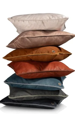 Discount XOOON Timeless Sean kussen 60x60cm in de kleur Geel - COCOmaison