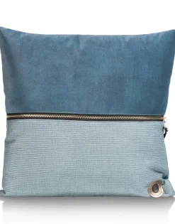 Clearance XOOON Timeless Sofia kussen 45x45cm in de kleur Blauw - COCOmaison