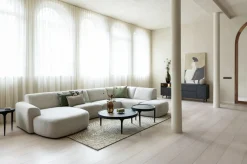 Outlet XOOON Tineo, loungebank links - Livigno - Creme