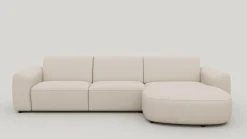 XOOON Tineo, loungebank rechts - Livigno - Creme