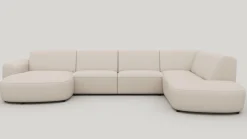 XOOON Tineo, U-bank rechts - Livigno - Creme