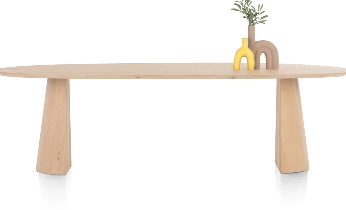 Clearance XOOON Trenton eetkamertafel 270 x 120 cm in de kleur Naturel -