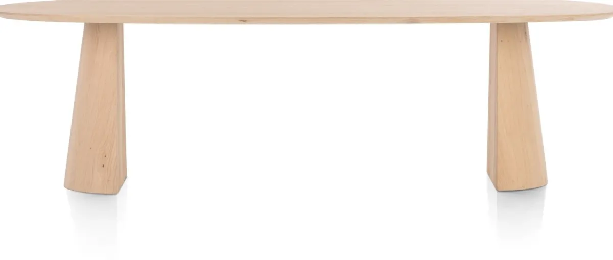 Clearance XOOON Trenton eetkamertafel 270 x 120 cm in de kleur Naturel -