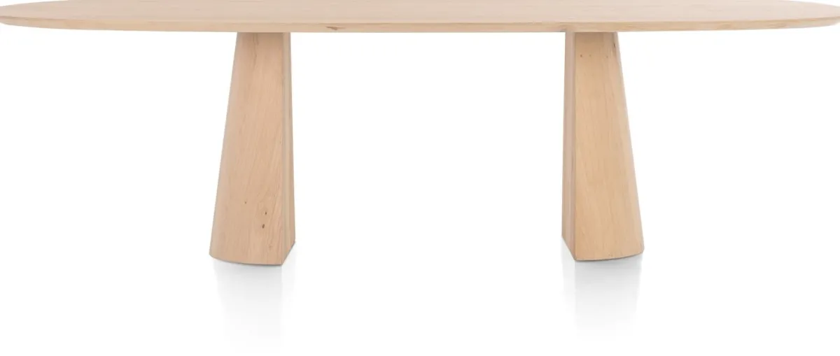 Clearance XOOON Trenton eetkamertafel 270 x 120 cm in de kleur Naturel -