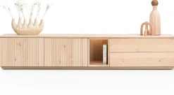 Sale XOOON Trenton, lowboard 240 cm - 2-deuren + 2-laden + 1-niche - natural