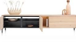 Sale XOOON Trenton, lowboard 240 cm - 2-deuren + 2-laden + 1-niche - natural