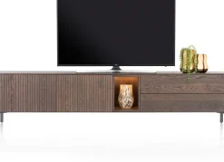 Best XOOON Trenton lowboard 240 cm - 2-deuren + 2-laden + 1-niche -