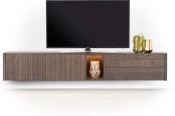 Best XOOON Trenton lowboard 240 cm - 2-deuren + 2-laden + 1-niche -