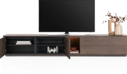 XOOON Trenton, Lowboard 270 cm. - 2-deuren + 2-laden + 1-niche - Clay