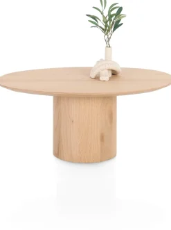 Discount XOOON Trenton salontafel 80 x 51 cm in de kleur Naturel -