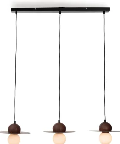 Hot XOOON Ufo hanglamp (3*G9) in de kleur Bruin - COCOmaison
